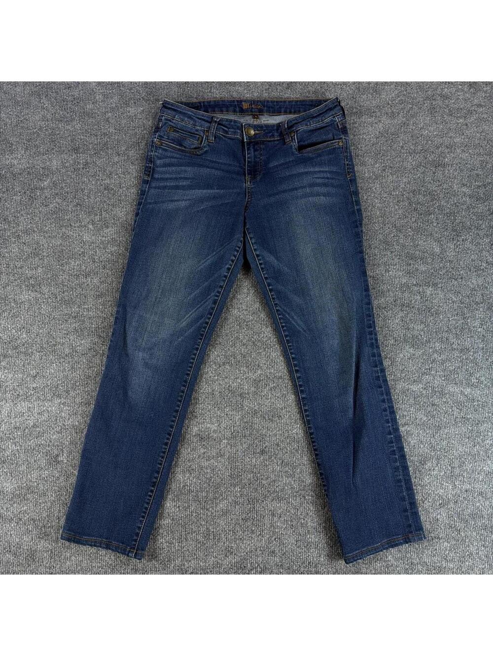 Kut From The Kloth Classic Blue Denim Jeans Sz 8 - Casual, Dark Wash, Americana
